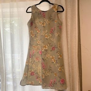 Vintage floral summer dress